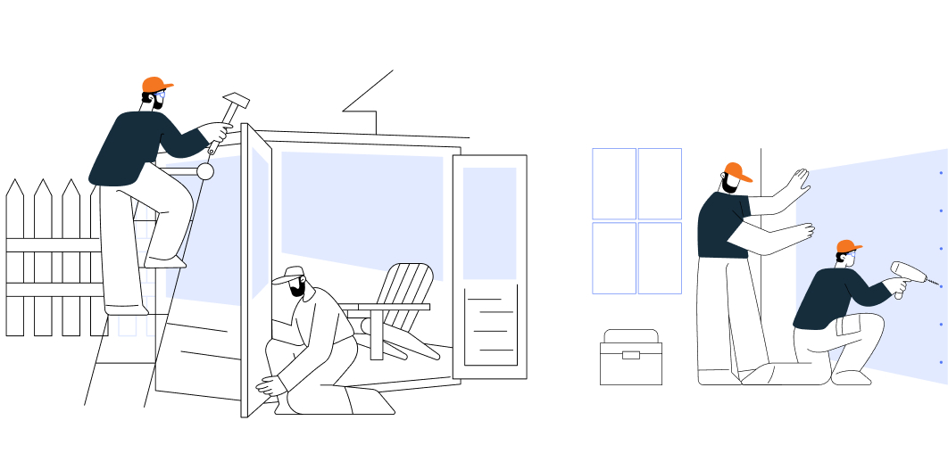 Property Restoration Illustration